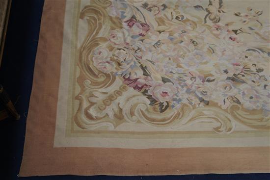 A large hand-woven tapestry carpet in the Aubusson style made by The Rug Company, 25 ft by 18ft 4in.